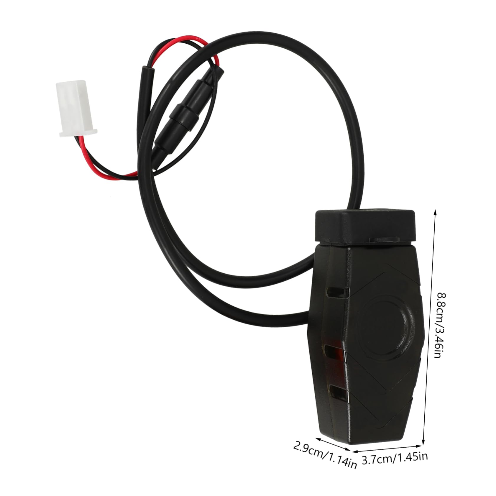 Gatuida 2pièces Chargeur De Usb Double Port Étanche Pour Guidon Et Miroir Arrière Accessoire De Charge Rapide Pour Camping Et Randonnée