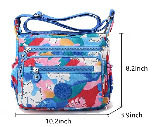 Image of Pealwel Women Shoulder Handbag Roomy Multiple Pockets Bag Ladies Crossbody Purse Tote Top Handle Satchel