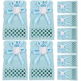 LOLIPPYY Caja de Dulces para Fiesta 12 Piezas de Papel Pequeñas Contenedor para Regalos de Shower Fácil de Llevar