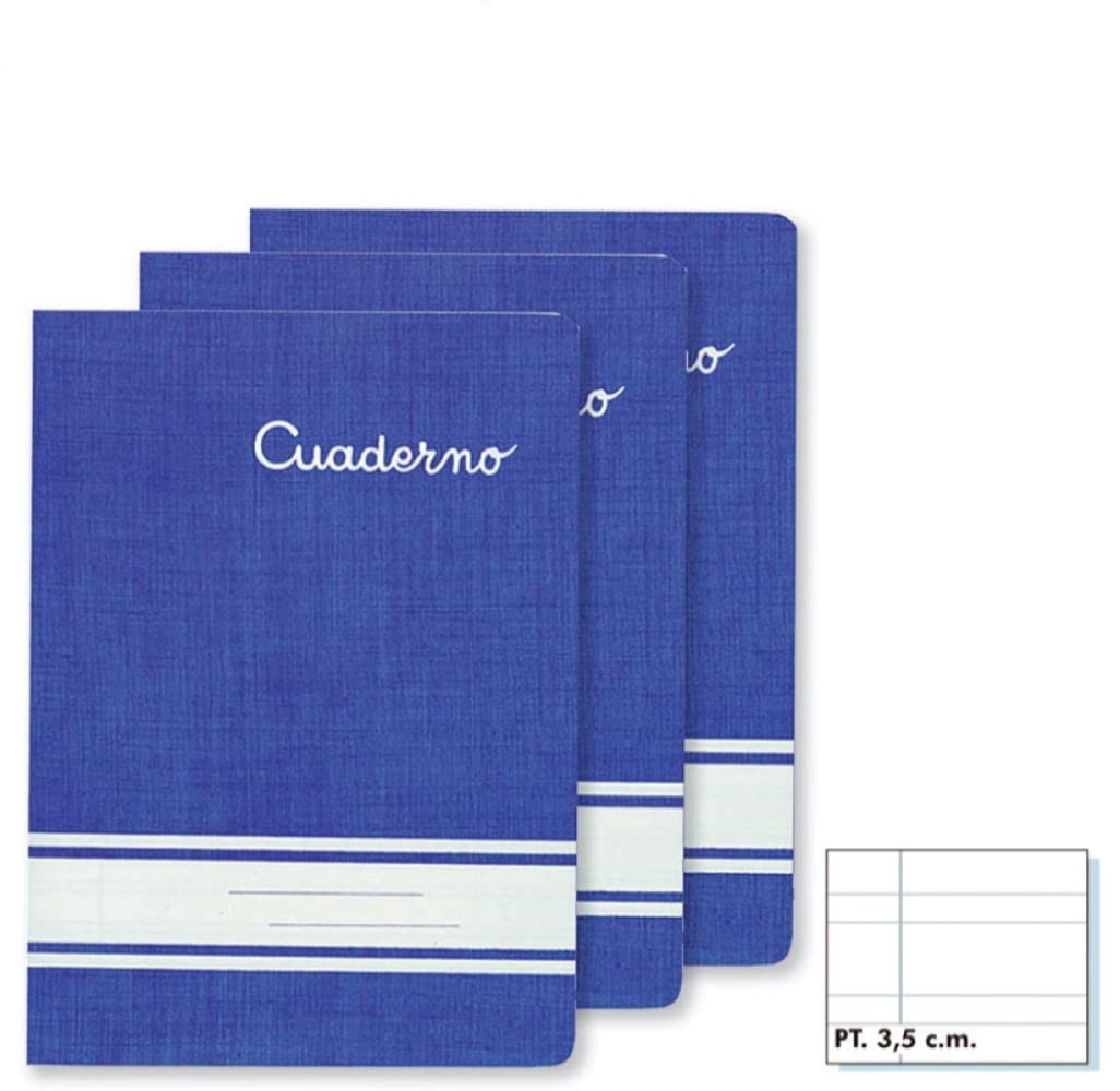 manipulados Pack 20 Cuaderno grapado 30 hojas Pauta 3,5