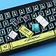 JakeTsai PBT Keycaps, 145 Keys Japanese Manga Keycaps, Cyberpunk 2077 Minimalist Style Cherry Profile Dye Sublimation Custom Keycap for Cherry Gateron MX Swithes ISO/ANSI Layout Mechanical Keyboards