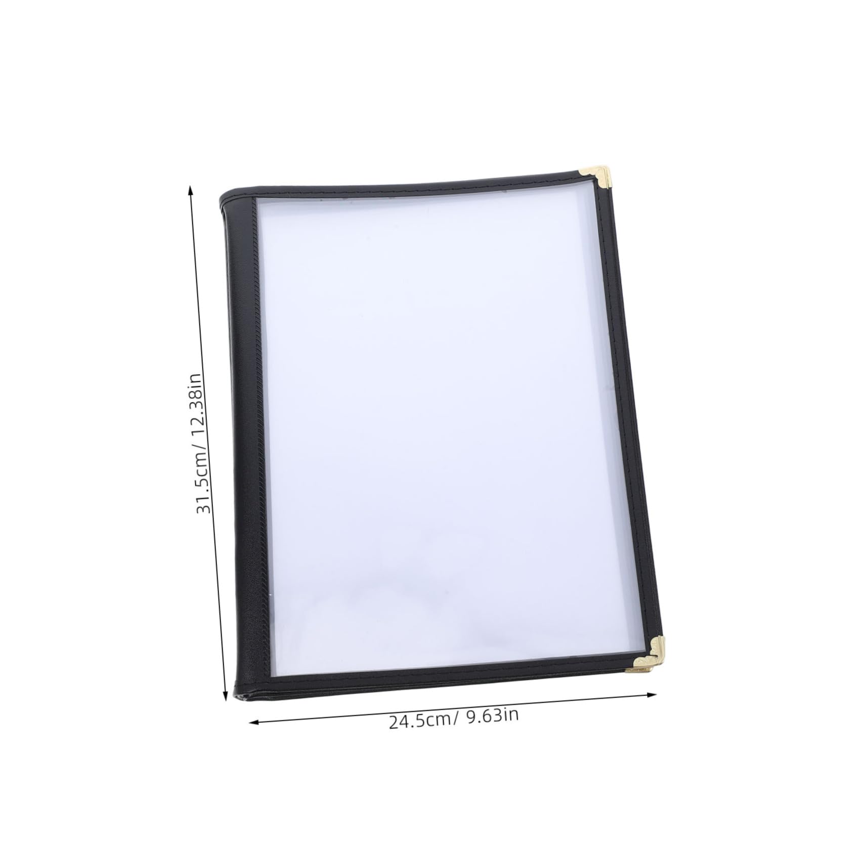 NAMOARLY Transparent Menu Book Insert for Bars Restaurants A4 Size 10 Pages Easy Menu Changes Professional Appearance