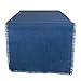 DII 100% Jute, Rustic, Vintage Table Runner, for Parties, BBQ's, Everyday, Holidays Use, 15x48, Nautical Blue
