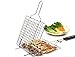 RoseFlower Antiadherente BBQ Net Barbecue Mesh Parrilla de Acero Inoxidable Net para Pescar Carne Verduras para BBQ Oven