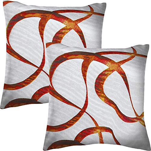 Erwin Müller Kissenhülle 2er-Pack rot Größe 50x50 cm