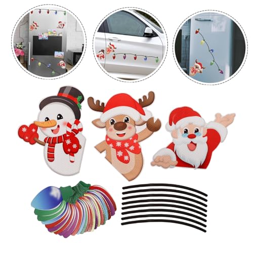 Imanes navideños resistentes y duraderos con acabado premium para refrigeradores 7