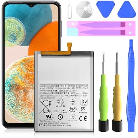 TQTHL Battery Galaxy A23 5G Replacement Kits (New Upgraded) Compatible for Samsung Galaxy A23 5G SM-A236U SM-A236U1 SM-A236B SM-A236E EB-BM526ABY Battery and Tool Kits Cover