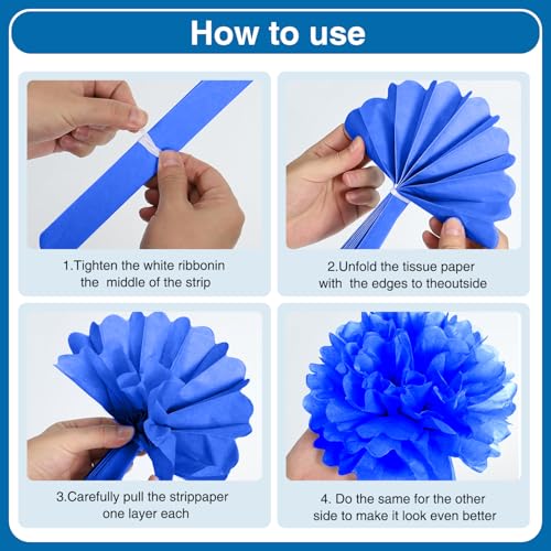 Image of 19pcs Fathers Day Decorations, Blue Black Pre-assembly Happy Fathers Day Banner Fathers Day Hanging Decorations, Fathers Day Decorations for Party Home Office