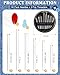 FIVEIZERO 30-Count Steel Needles for Hand Sewing, 6 Sizes Large Eye Embroidery and Hand Quilting Needles Kit with Threaders for Art & Craft Projects