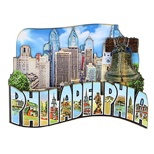 Iman 3D Philadelphia Souvenir 4 Pulgadas miniatura 1