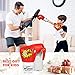 KUYOU Kids Boxing Gloves, Pu Kids Children Cartoon Sparring Boxing Gloves Training for Kids Adults (Red, Kids (5-12 Years Old))