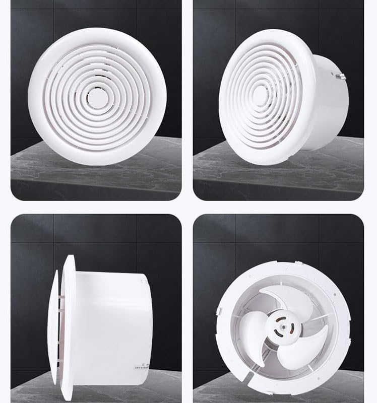 Circular Household Exhaust Fan Bathroom Window Ventilation Wall