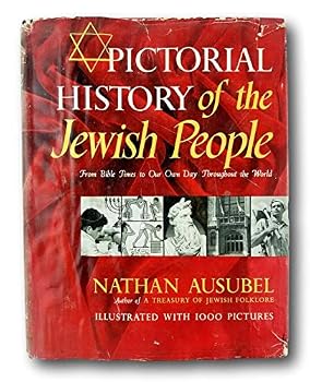 Rare 1956 ~ Pictorial History of the Jewish People ~ Nathan Ausubel ~ w Dust Jacket