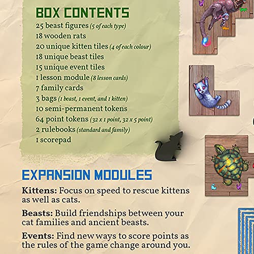 The Isle of Cats: Kittens + Beasts Expansión miniatura 6