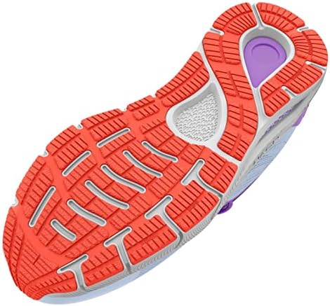 Under Armour Girls HOVR Sonic 5 Running Shoe, Oxford Blue (400)/Electric Tangerine, 3.5 Big Kid | Image 2