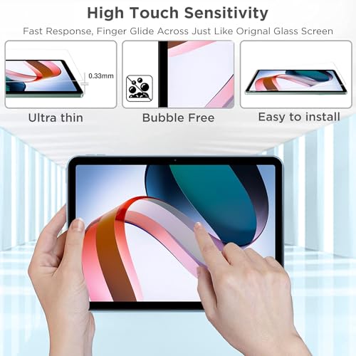 Image of Argus Tempered Glass Screen Protector for Xiaomi Redmi Pad 10.61 Inch (2022) - 9H Hardness, HD Clear, Anti-Scratch & Smudge Resistant, Bubble-Free Easy Installation (Pack of 1)