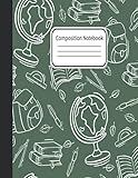  composition notebook: Composition Notebook 2021-2032: back to school college Ruled Paper Notebook Journal for teachers,students,kids,boys,girls. Paperback.