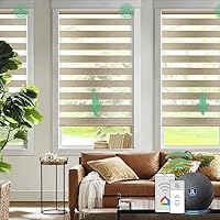 Amazon｜Yoolax 電動 調光ロールスクリーン スマートブラインド ゼブラ