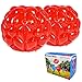 Sumo Balls for Kids,Buddy Bounce Balls Sumo Game,Giant Human Hamster Knocker Ball Body Zorb Ball for3-10 Ages. (Red+Red)