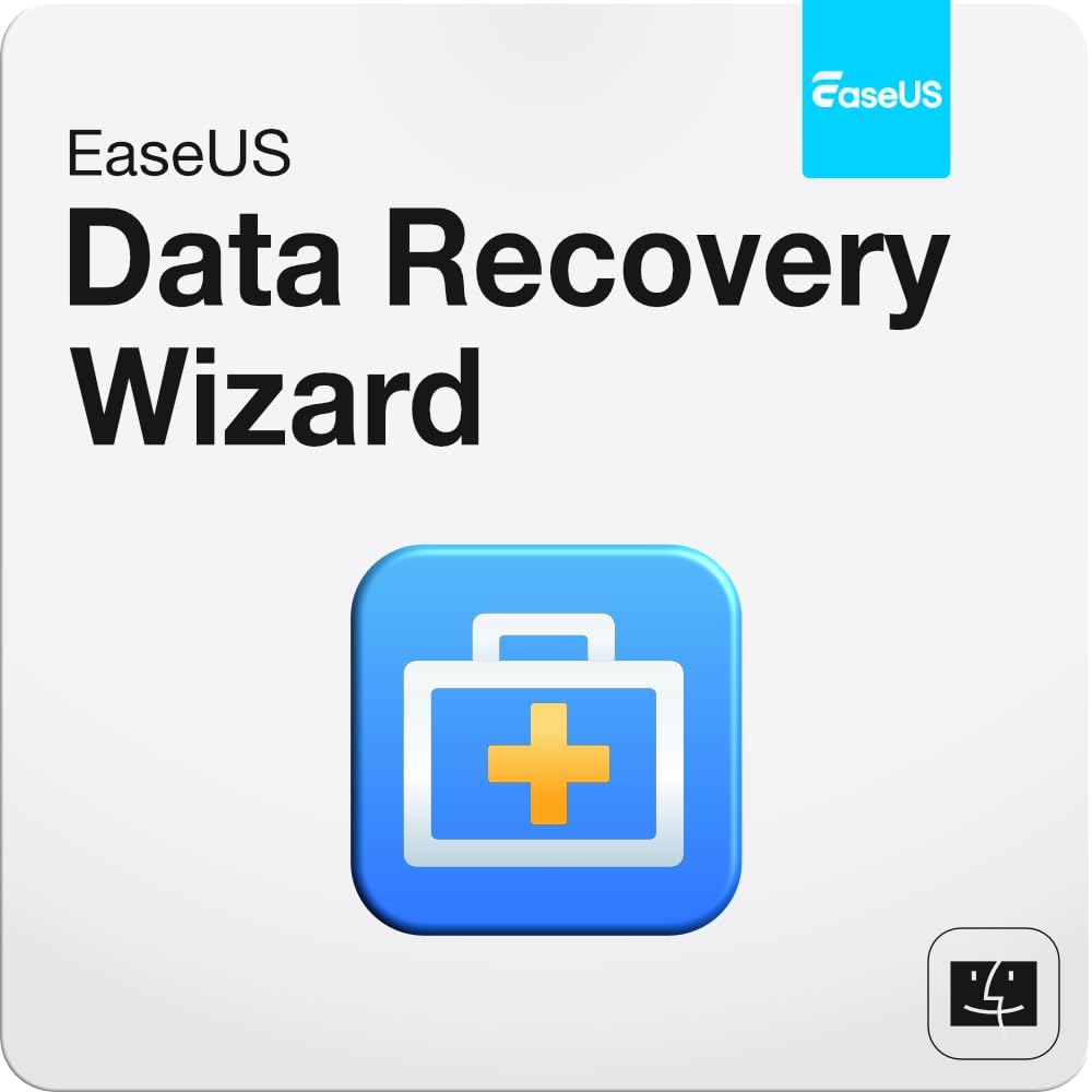 EaseUS Data Recovery Wizard - Dauerlizenz inkl. Upgrades | 1 Mac Gerät | 1 Benutzer | Mac Aktivierungscode per Email