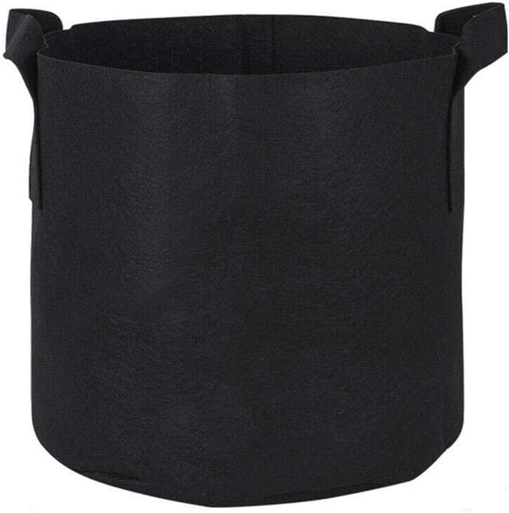 5 Pack Fabric Grow Pots Aeration Plant Planter Bags Root Garden Container 1 gal