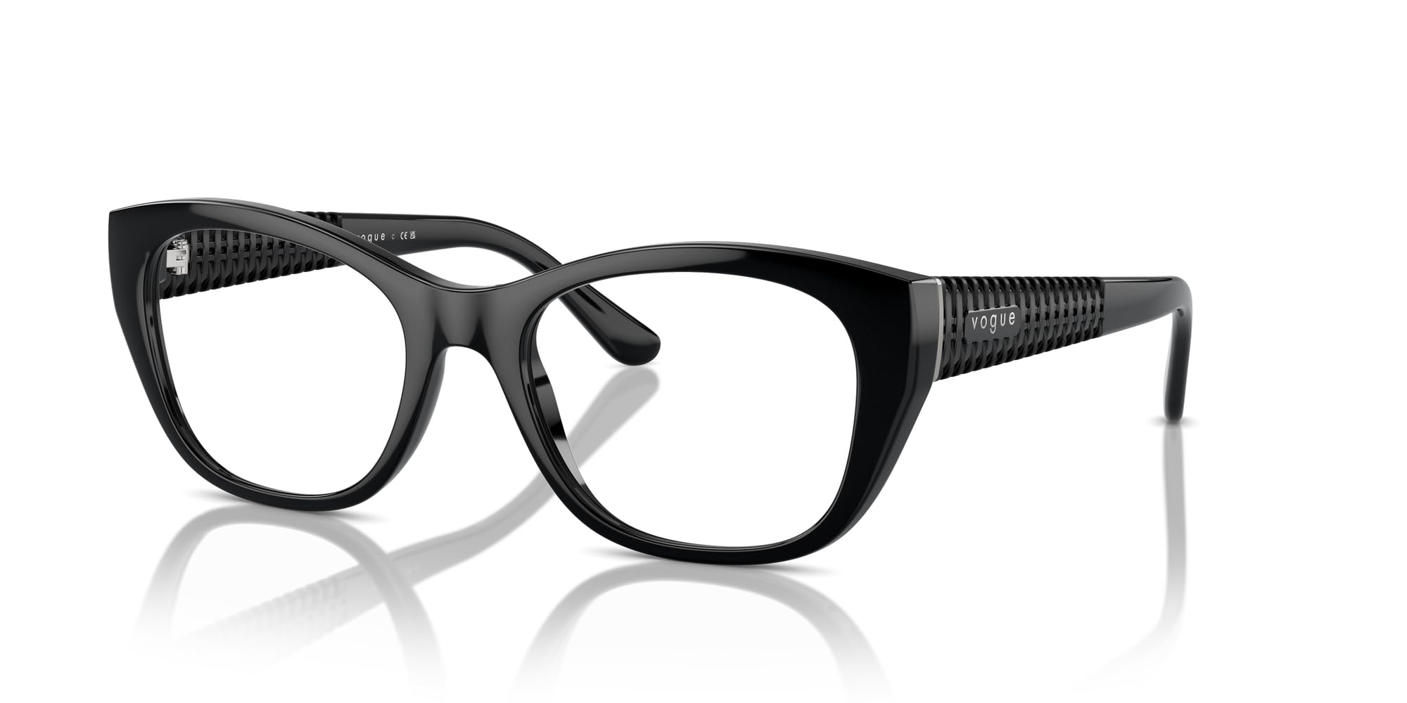 Vogue Eyewear Damskie oprawki do okularów korekcyjnych Vo5569 Cat Eye, Czarny/obiektyw demo, 51 mm