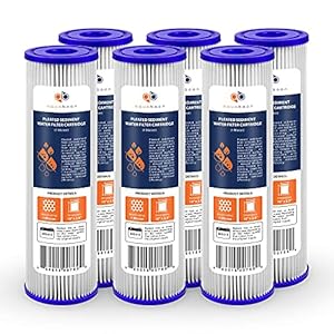 Aquaboon Pleated Sediment Water Filter Cartridge 10″x2.5″ Standaard Grootte
