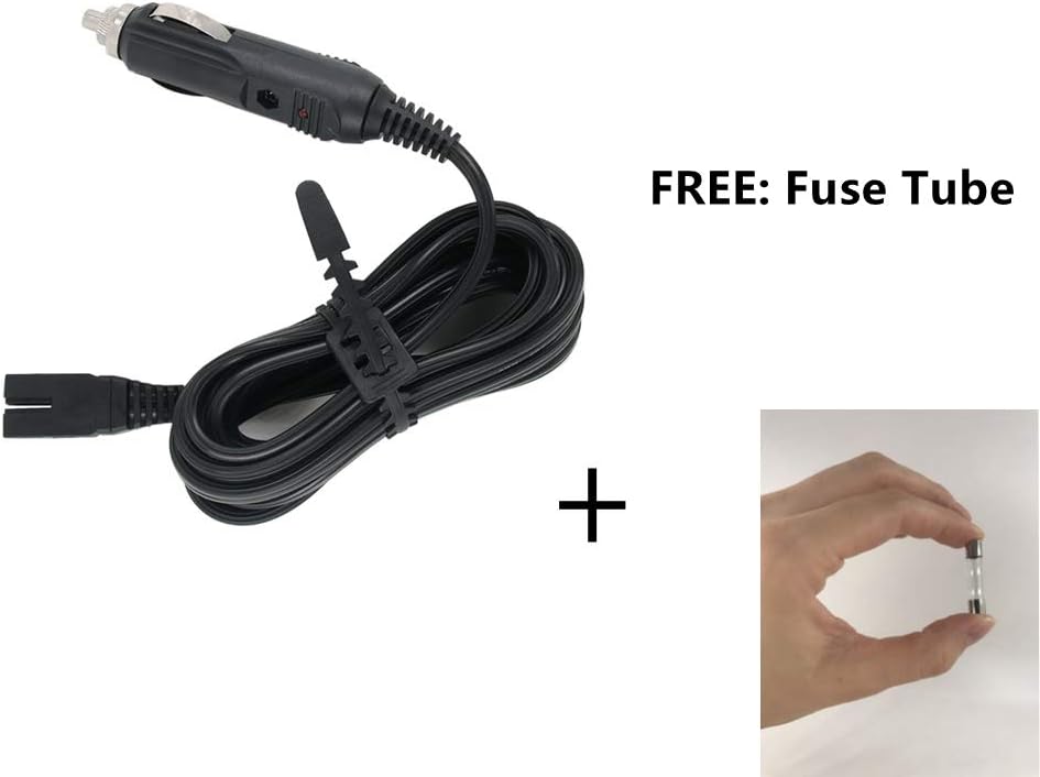 HZPOWEN 12V Car DC Power Cord with included spare fuse