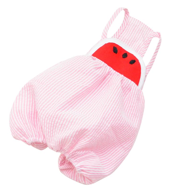 Pantalones disfraz para perro talla M rayas sandía miniatura 7