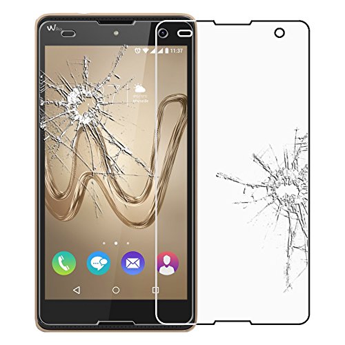 ebestStar - Verre trempé Compatible avec Wiko Robby Film Protection Ecran Vitre Protecteur Anti Casse, Anti-Rayure, Pose sans Bulles [Appareil: 155 x 79.1 x 10mm, 5.5'']