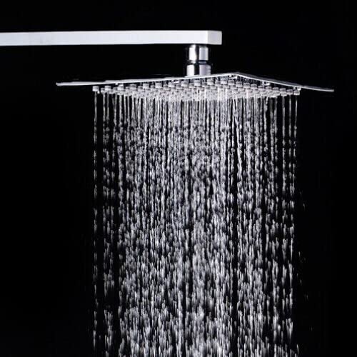 AMJ® 8X8 (8") Stainless Steel UltraSlim Square Rain Shower Head with 12 inch square arm (B09RV5KP7Q) Amazon Price History, Amazon Price Tracker