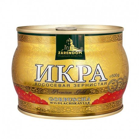 Caviar rojo de salmon Premium Gold 500gr.