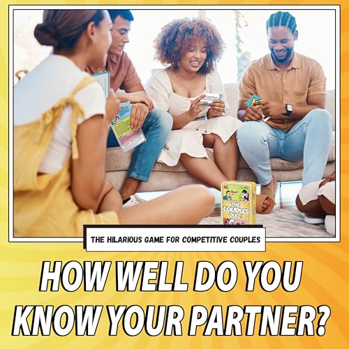 University Games, The Couples Quiz Game, Learn More About Your Partner, for 2 or More Players Ages 14 and Up by University Games - Image 2