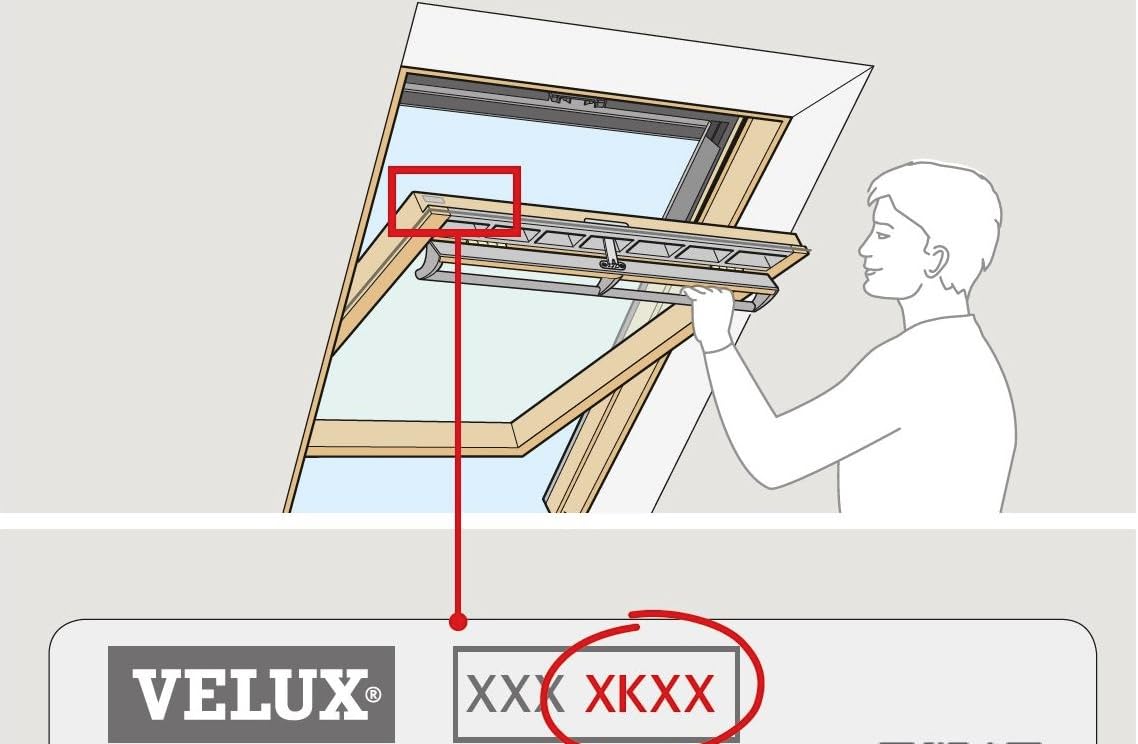 Roleta zaciemniająca MK10 | M10 | M10A | M10R | 310 | 13 do okien dachowych VELUX | BALIO | DAKSTRA | RoofLITE+ | SolSTRO – prawie pełne zaciemnienie | bezstopniowe pozycjonowanie