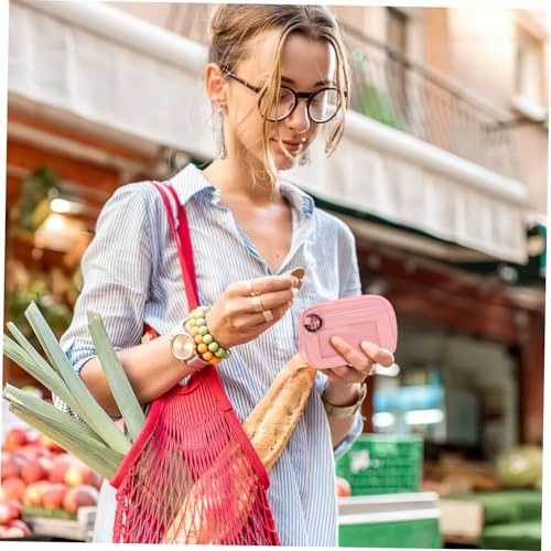 Pink Bag for Women Mini Women's Clutch Purse Small Coin Purse Card Holder4