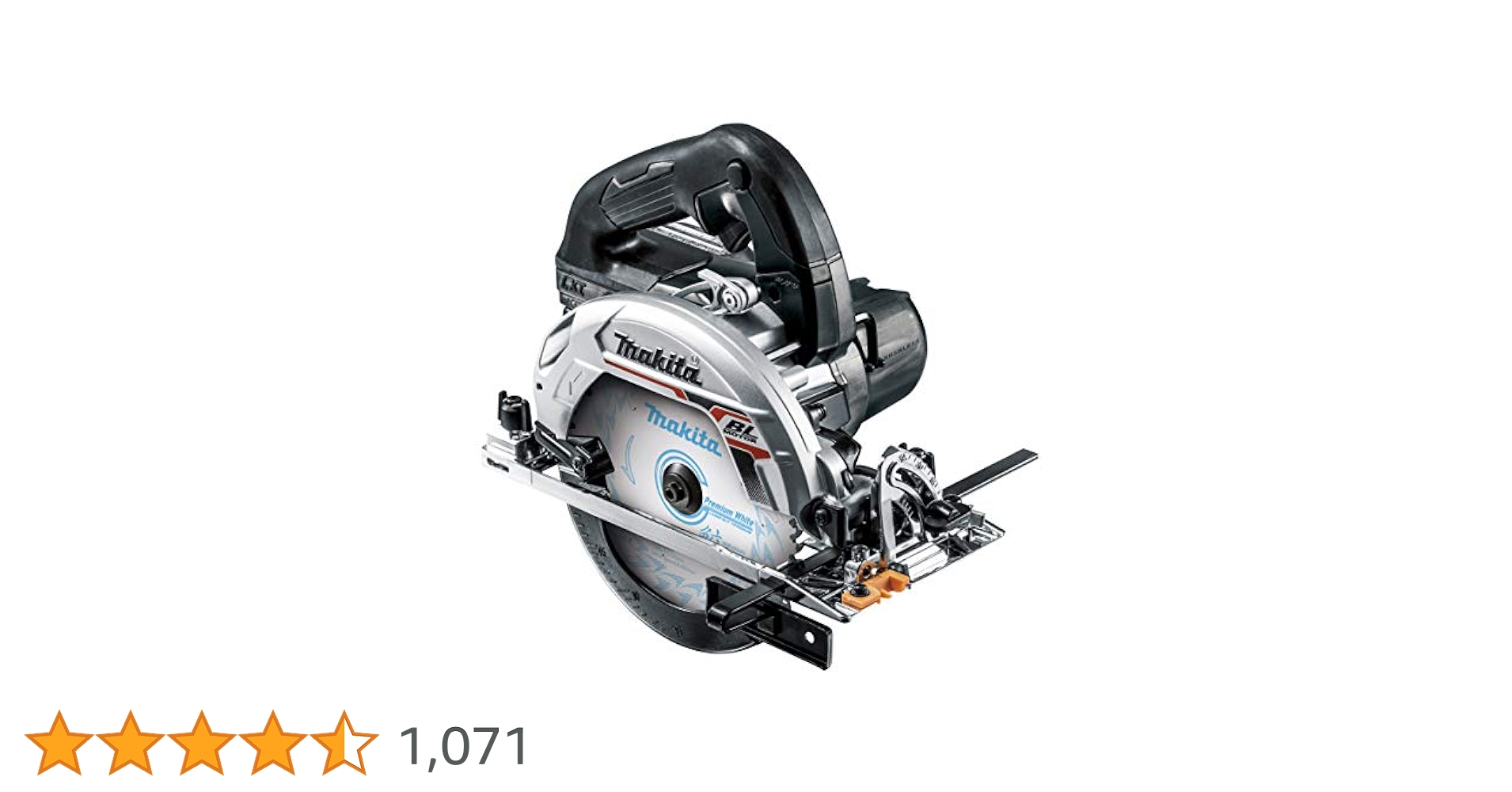 Amazon | マキタ 充電式マルノコ18V黒 刃径165mm/切込66mm 6Ah