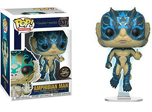 Funko Pop! Movies – The Shape Of Water – Amphibian Man Chase (Glow In The Dark) #637 Vinyl Figure 10 Cm Released 2018