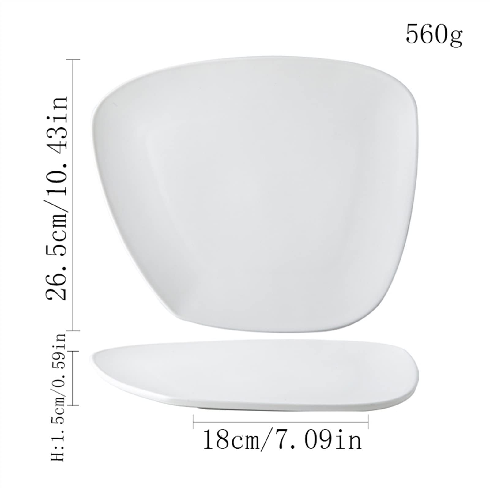 Talerze Obiadowe Ceramiczny Talerz Obiadowy Domowy Talerz Obiadowy Restauracja Kawiarnia Talerz Deserowy Zwykły Talerz Obiadowy Nieregularny Talerz Obiadowy Biały Płaski Talerz Głęboki Talerz Przysta