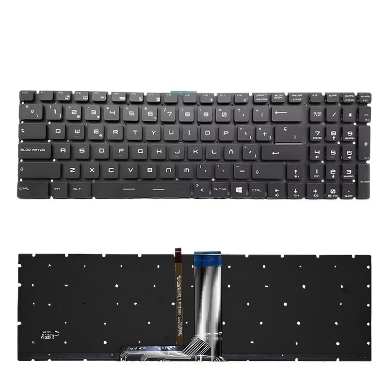 Clavier pour MSI MS-17FK MS-1791 réparer les touches bloquées avec rétroéclairage RGB
