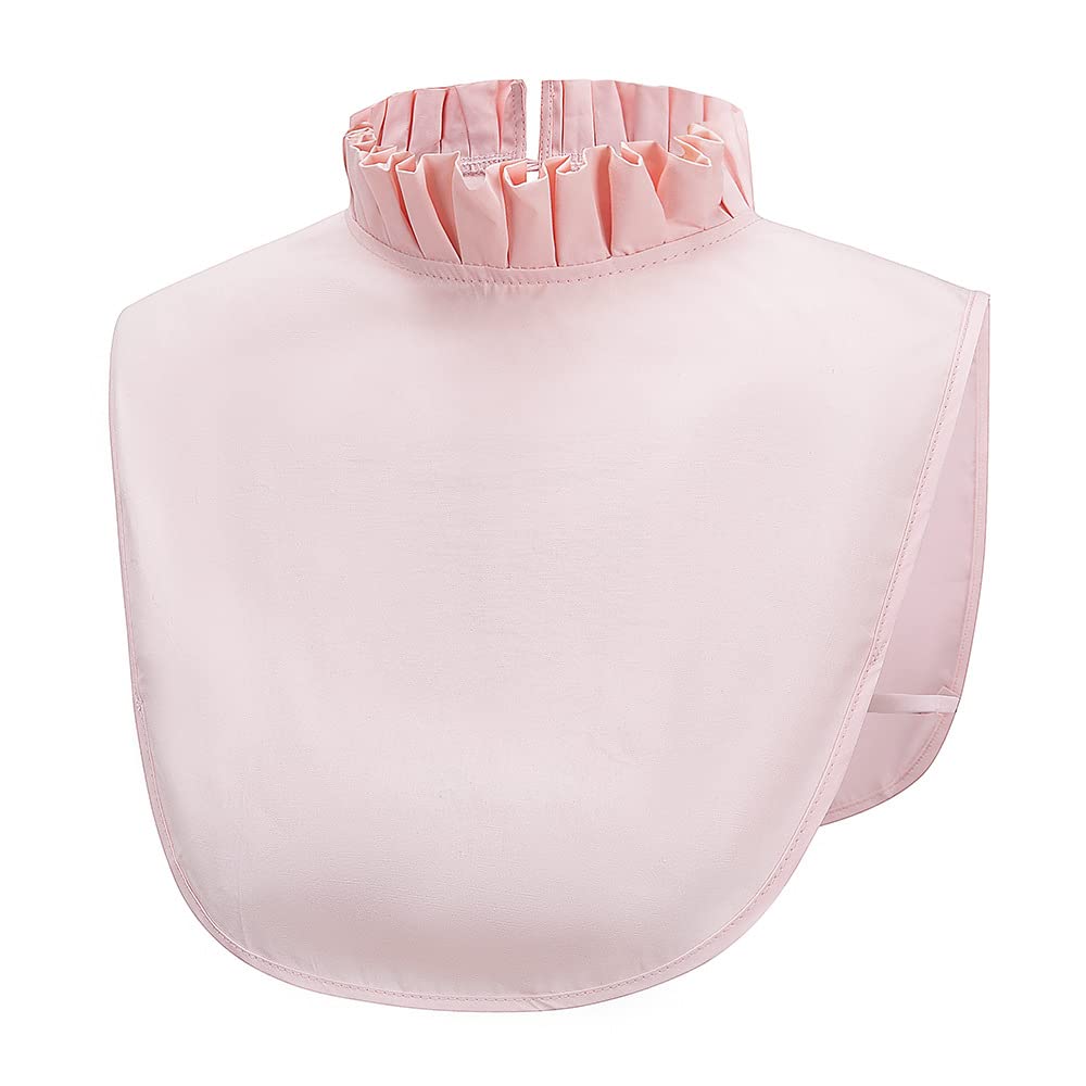 TeeYee Pink False Collar Children's Half-High Collar Ruffle False Collar Stand Collar, Pink-35, M
