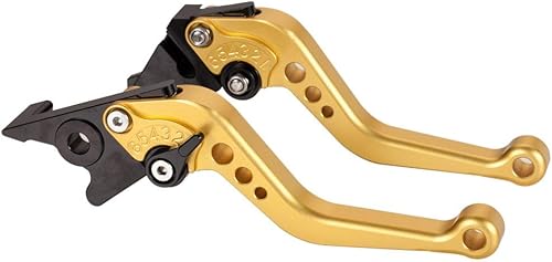 Palancas de embrague de freno cortas compatibles con GROM MSX125 2014-2019, CBR250R 2011-2013, CBR300RCB300FFA 2014-2019, CB400FCB400R 2013-2015,