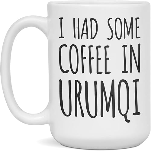 I had some coffee in Urumqi Ceramic Coffee Mug, 15-Ounce White