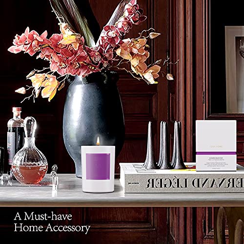 Esna Home Leblanc Fresh Cut Roses & Berries Premium Aromatherapy Scented Candles | Gifts For Her | All Natural Essential Oils Soy | 8.8Oz 50 Hours Long Burning | Votive Candle With Matching Gift Box #TOP6