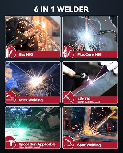 ARCCAPTAIN 200Amp 6-in-1 MIG