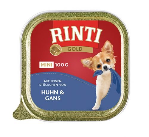 RINTI 100g Gold Mini Mix 16er Pack Hundefutter für kleine...