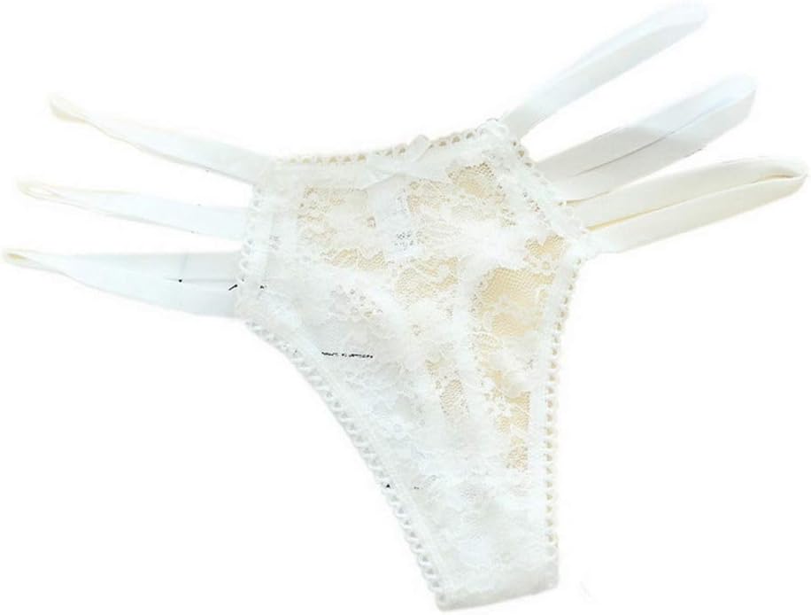 Women Underwear Elastic Band Briefs G String Lingerie B34