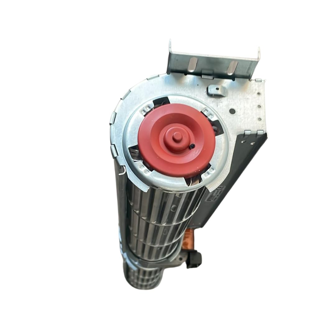 Ventilador tangencial doble longitud 645 mm, tamaño de la boquilla: 2 x 274 x 40 mm, para estufa de pellets