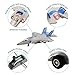 Vokodo Army Air Force Fighter Jet F-22 Toy Military Airplane Friction Powered 1:16 Scale with Fun Lights and Sounds Pretend Play Quality Kids Action Bomber Aircraft Great Gift for Children Boys Girls