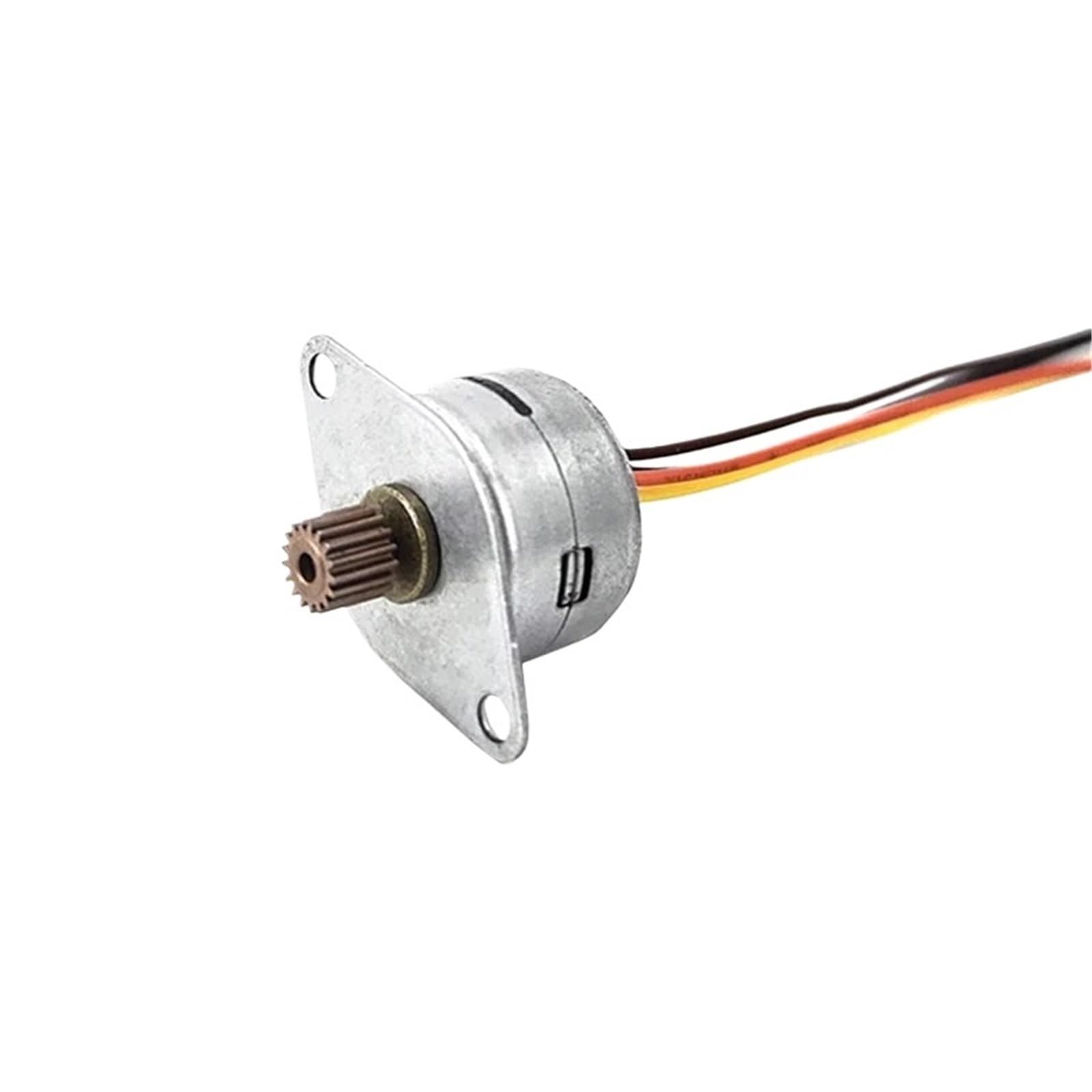 TQSKA 15BY25 15mm Round Stepper Motor 2-Phase 4-Wire Micro Stepping Motor with 17T Copper Gear DIY Digital Product Camera