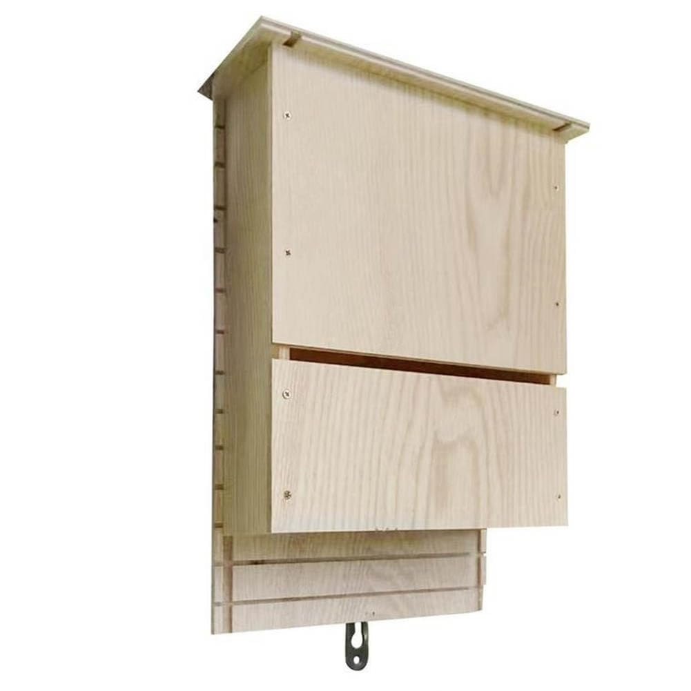 Gran Casa para MurciéLagos Al Aire Libre, Enorme Caja de Madera, Resistente A la Intemperie, Casa para MurciéLagos en Espiral Sin Tratar, Refugio, Accesorios de JardíN A